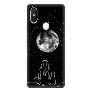 Чохол з принтом «Дівчина з котом» для Xiaomi Mi 8 SE
