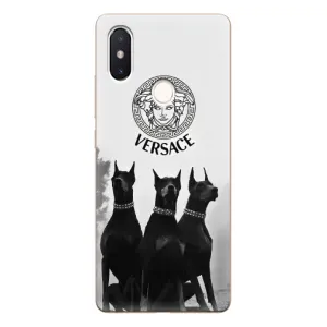 Чохли VERSACE для Сяомі Мі8 СЕ (PREMIUMPrint) (Доберман Версаче)