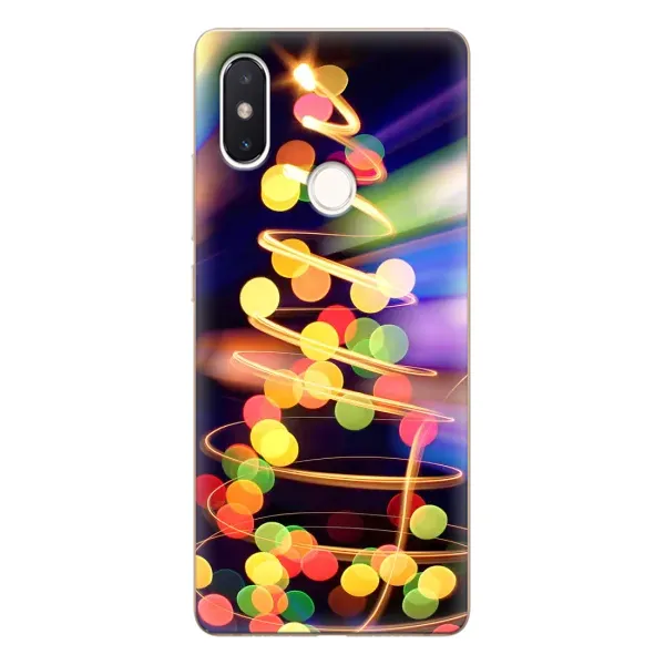Чехол с принтом «Елка с гирлянд» для Xiaomi Mi 8 SE