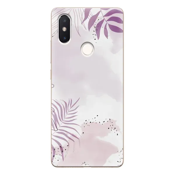 Чохол з принтом «Фіолетове листя» для Xiaomi Mi 8 SE