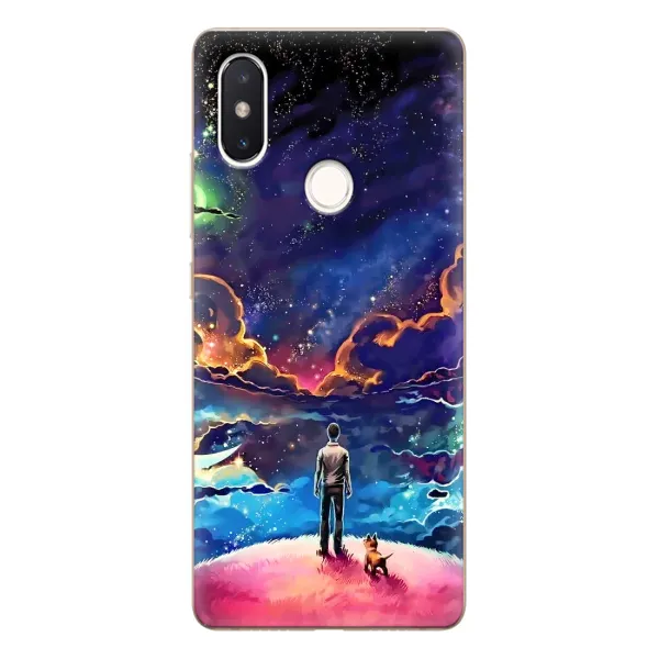Чохол з принтом «Вид Галактики» для Xiaomi Mi 8 SE