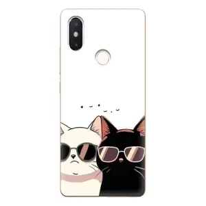 Чохол з принтом «Коти в окулярах» для Xiaomi Mi 8 SE