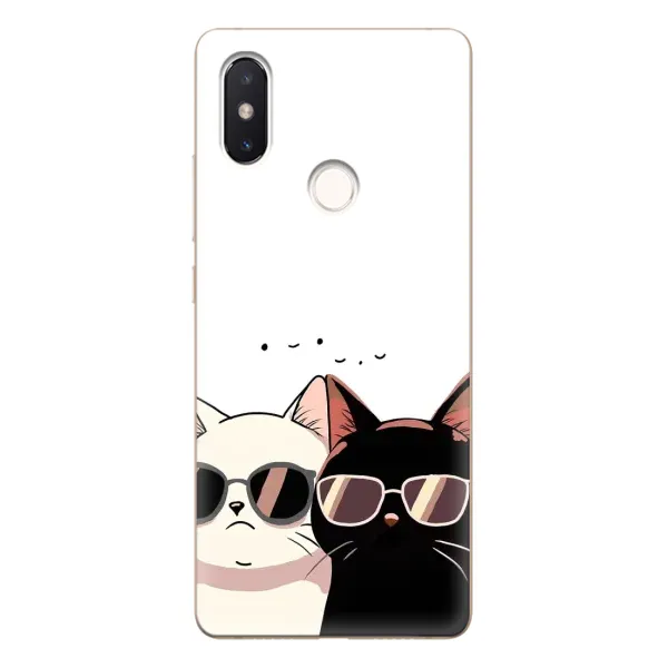 Чохол з принтом «Коти в окулярах» для Xiaomi Mi 8 SE Чохол з принтом «Коти в окулярах» для Xiaomi Mi 8 SE
