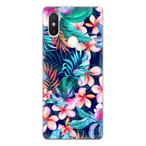Чохол з принтом «Мальовничі квіти» для Xiaomi Mi 8 SE