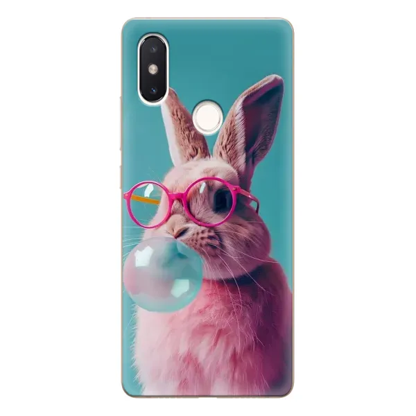Чохол з принтом «Кролик в окулярах» для Xiaomi Mi 8 SE