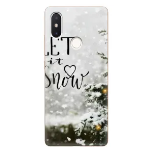 Новорічні, Святкові Чохли для Xiaomi Mi8 Special Edition - 2024 год (Let it snow)