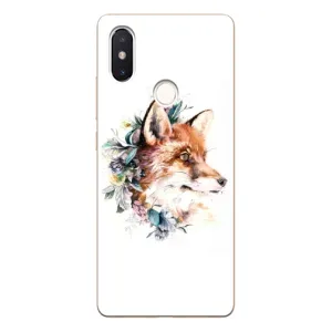 Чохли з картинкою Лисичка для Xiaomi Mi8 Special Edition (VPrint) (Лиса в квітах)