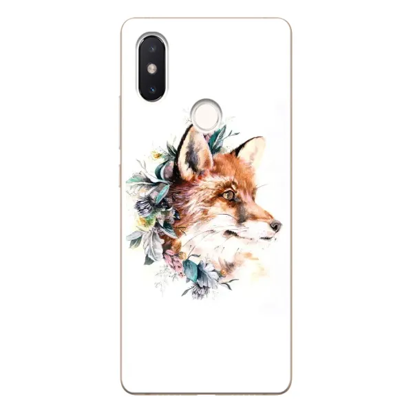 Чехол с принтом «Лисичка в цветочках» для Xiaomi Mi 8 SE Чехол с принтом «Лисичка в цветочках» для Xiaomi Mi 8 SE