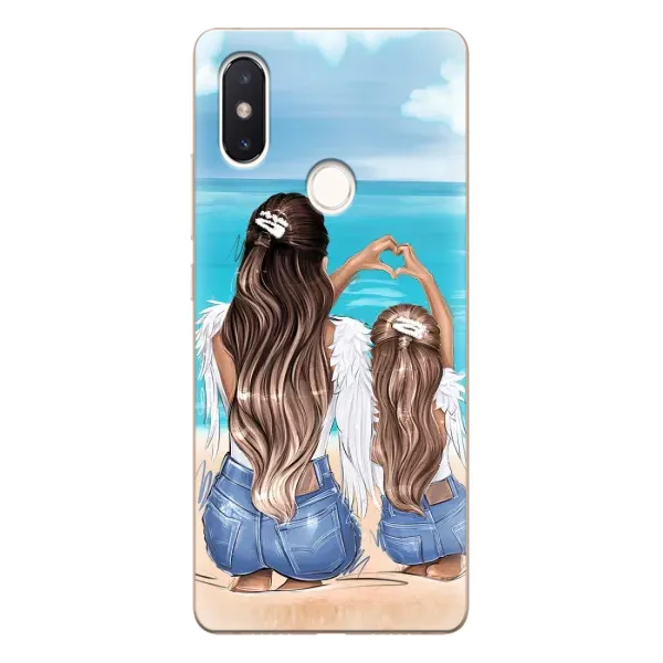 Чохол з принтом «Мама з донькою» для Xiaomi Mi 8 SE