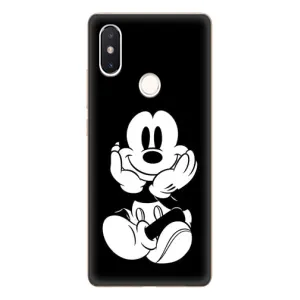 Міккі Маус чохол для Xiaomi Mi8 Special Edition (AlphaPrint - Мультяшні) (Маус на чорному)