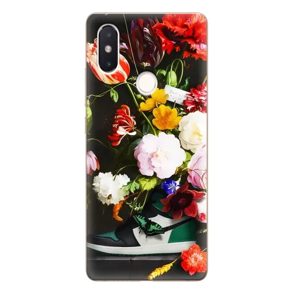 Чохол з принтом «Nike цветы» для Xiaomi Mi 8 SE Чохол з принтом «Nike цветы» для Xiaomi Mi 8 SE