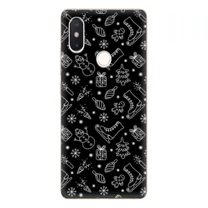Новорічні, Святкові Чохли для Xiaomi Mi8 Special Edition - 2024 год (Новорічний фон)
