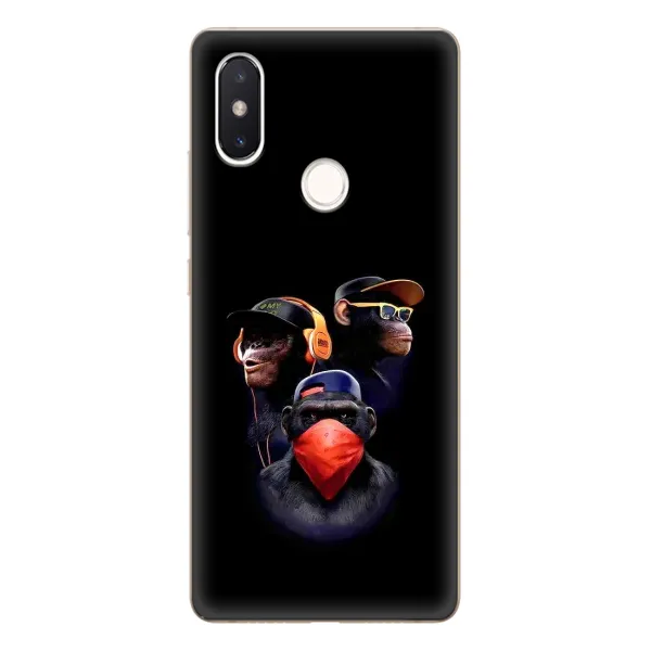 Чехол с принтом «Три обезьяны» для Xiaomi Mi 8 SE