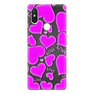 Чехлы для любимой на Сяомі Мі8 СЕ (VPrint) (Pink hearts)