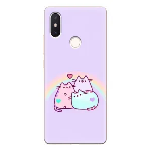 Чохол з принтом «Радужний котик» для Xiaomi Mi 8 SE