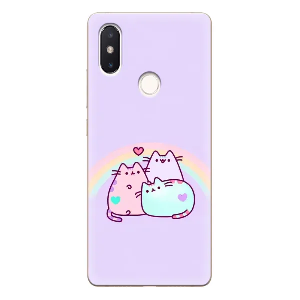Чохол з принтом «Радужний котик» для Xiaomi Mi 8 SE Чохол з принтом «Радужний котик» для Xiaomi Mi 8 SE