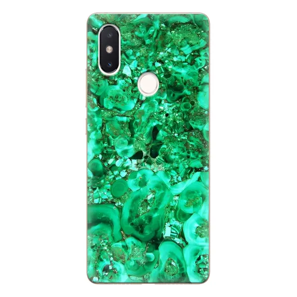 Чохол з принтом «Салатовий Мрамор» для Xiaomi Mi 8 SE