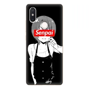 Чохол з принтом «Senpai» для Xiaomi Mi 8 SE