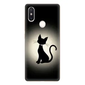 Чохол з принтом «Силует котика» для Xiaomi Mi 8 SE