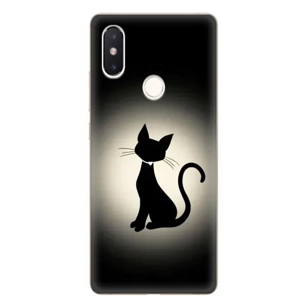 Чохол з принтом «Силует котика» для Xiaomi Mi 8 SE Чохол з принтом «Силует котика» для Xiaomi Mi 8 SE