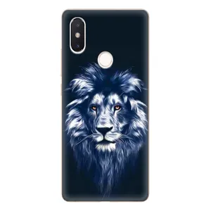 Чохол з картинкою ЛЕВ для Xiaomi Mi8 Special Edition (VPrint) (Синій Лев)