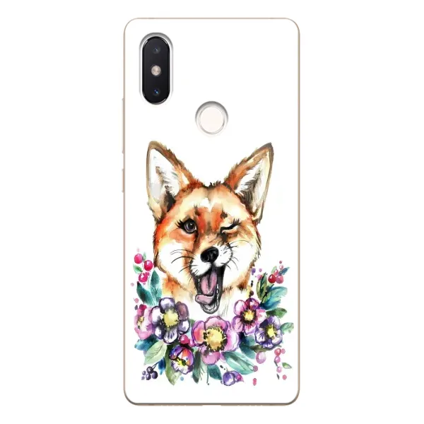 Чехол с принтом «Веселая лисичка» для Xiaomi Mi 8 SE Чехол с принтом «Веселая лисичка» для Xiaomi Mi 8 SE