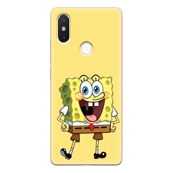 Чохол з принтом «Веселий Спанч Боб» для Xiaomi Mi 8 SE Чохол з принтом «Веселий Спанч Боб» для Xiaomi Mi 8 SE