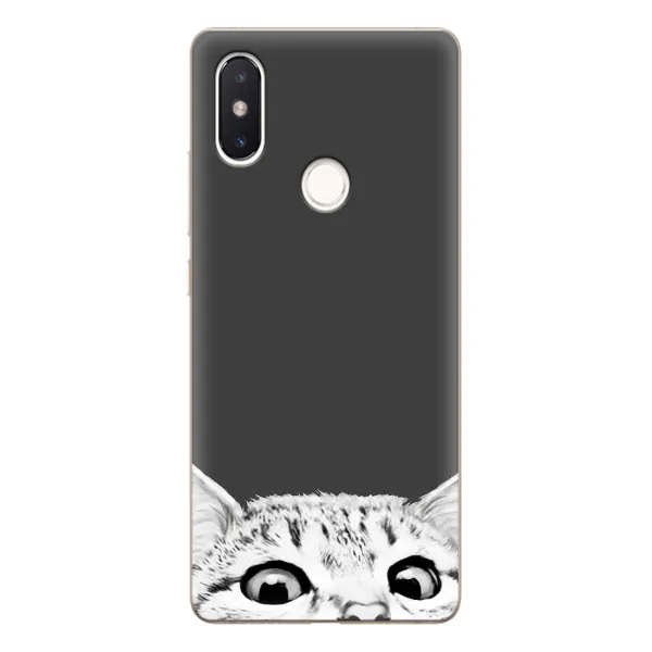 Чохол з принтом «Виглядає котик» для Xiaomi Mi 8 SE Чохол з принтом «Виглядає котик» для Xiaomi Mi 8 SE