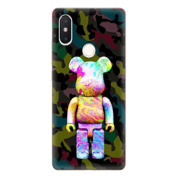 Чохол з принтом «Яскравий Bearbrick» для Xiaomi Mi 8 SE