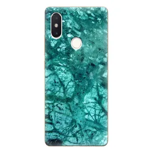 Мраморний чехол на Xiaomi Mi8 Special Edition (VPrint) (Зелений мрамор)