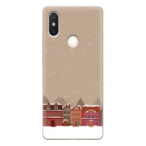 Новорічні, Святкові Чохли для Xiaomi Mi8 Special Edition - 2024 год (Зимове місто)