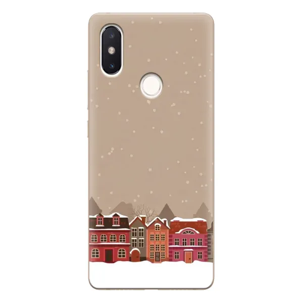 Чохол з принтом «Зимове місто» для Xiaomi Mi 8 SE