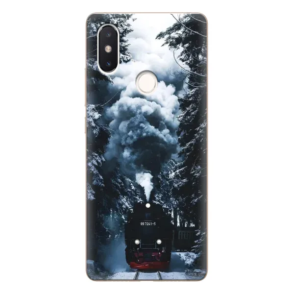 Чохол з принтом «Зимовий потяг» для Xiaomi Mi 8 SE