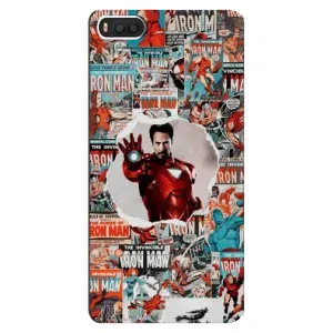 Чохли з героями Марвел Xiaomi Mi8 (VPrint) (Айронмен)