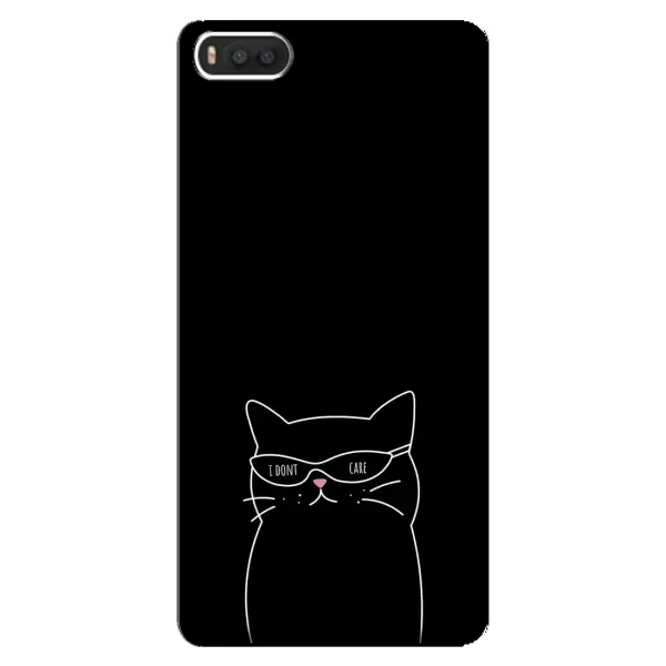 Чехол с принтом «Равнодушный кот» для Xiaomi Mi8
