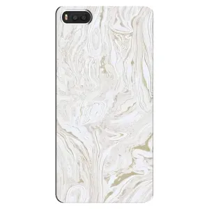 Мраморный чехол на Xiaomi Mi8 (VPrint) (Белый мрамор)