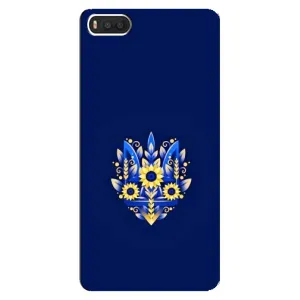 Чохли для Xiaomi Mi8 Укр. Символіка (AlphaPrint) (Квітковий Герб)