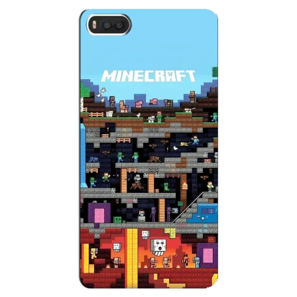 Чохол з принтом «фон Minecraft» для Xiaomi Mi8