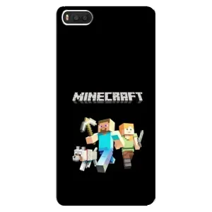 Чехол Майнкрафт на Xiaomi Mi8 (AlphaPrint) Minecraft (герои Minecraft)