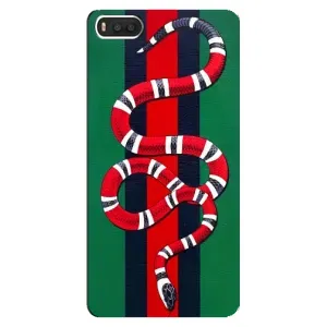 Чохли  GUCCI для Сяомі Мі8 (AlphaPrint) (Gucci змія)