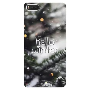 Новорічні, Святкові Чохли для Xiaomi Mi8 - 2024 год (Hello winter)