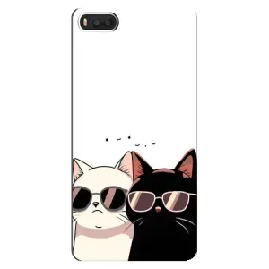 Чехол с рисунком кот на Xiaomi Mi8 (Коты в очках)