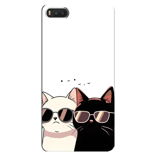 Чехол с принтом «Коты в очках» для Xiaomi Mi8