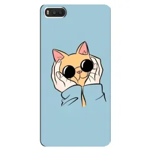Чохол на Сяомі Мі8 з Котиками (VPrint) (Котик в окулярах)