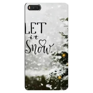 Новорічні, Святкові Чохли для Xiaomi Mi8 - 2024 год (Let it snow)