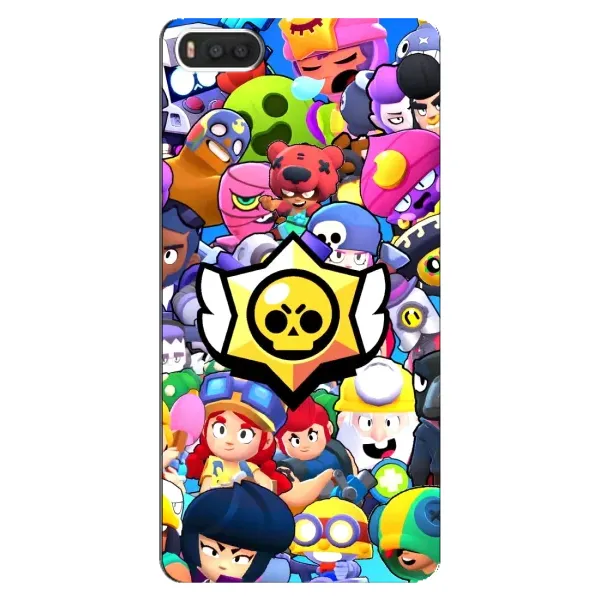 Чехол с принтом «Лого Brawl Stars» для Xiaomi Mi8 Чехол с принтом «Лого Brawl Stars» для Xiaomi Mi8