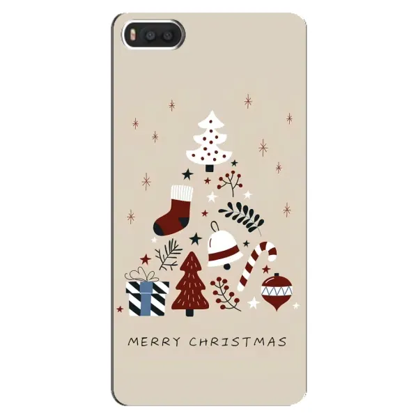 Чохол з принтом «Merry Christmas» для Xiaomi Mi8