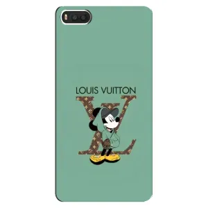 Чехлы Луи Витон для Xiaomi Mi8 (AlphaPrint - LOUIS VUITTON) (Микки Маус LV)