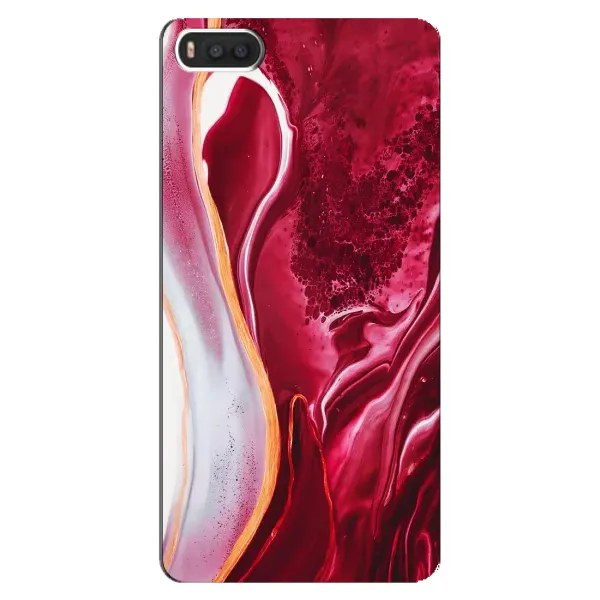 Чехол с принтом «Мрамор красный» для Xiaomi Mi8 Чехол с принтом «Мрамор красный» для Xiaomi Mi8