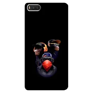 Чохол з Мавпами Xiaomi Mi8 - (AlphaPrint) (Три мавпи)
